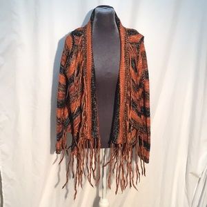 Rue21 fringe cardigan size medium